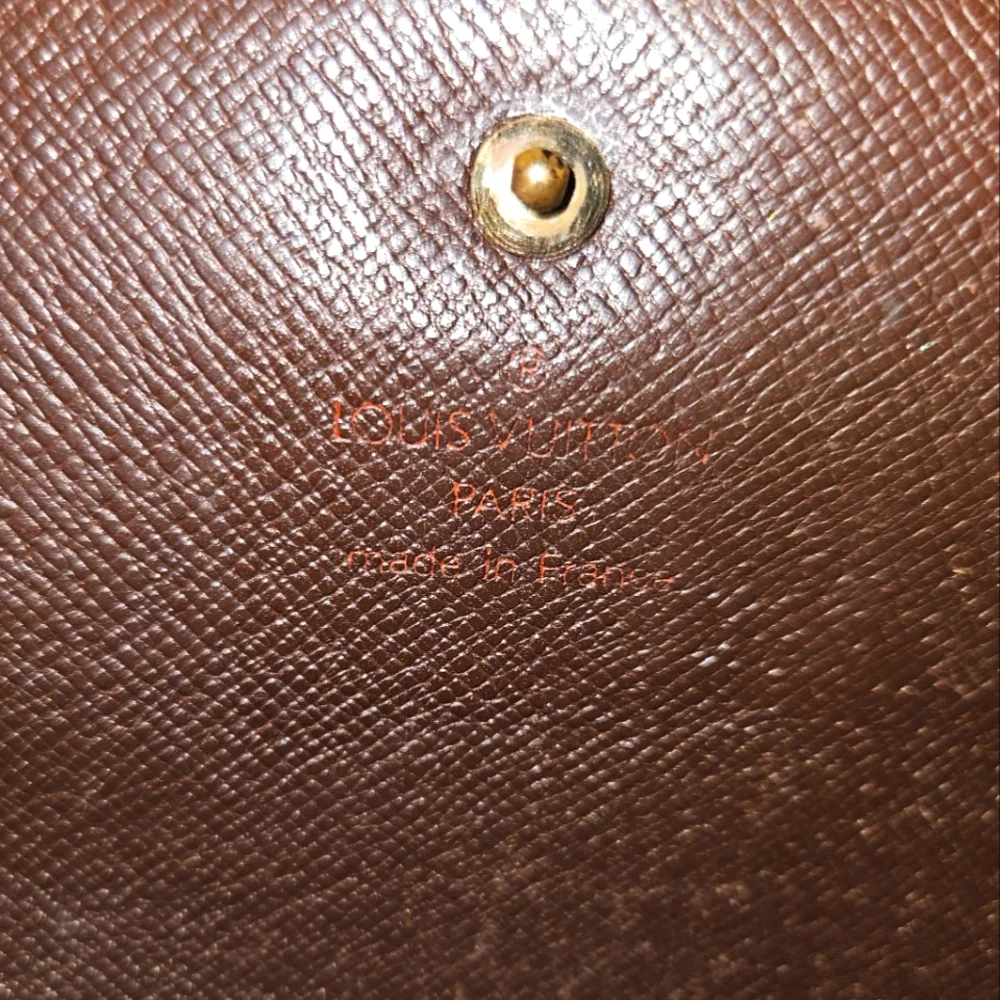 Louis Vuitton Damier Ebene Porte Tresor International Wallet France 1998